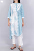 Mulmul Cotton Kurta In Graphic Block Print