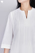 Cambric Cotton Kurta with Pintuck Details