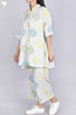 Cambric Cotton Co-Ord Set In Graphic Block Print
