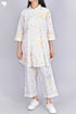 Cambric Cotton Co-Ord Set In Graphic Block Print