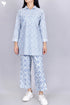 Cambric Cotton Co-Ord Set In Graphic Block Print