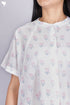 Slub Cotton Shirt In Floral Block Print
