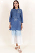 Cotton Co-Ord Set With Floral Embroidery