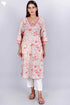 Cambric Cotton Kurta In Floral Print