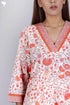 Cambric Cotton Kurta In Floral Print