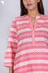Cambric Cotton Kurta In Floral Print