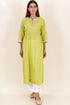 Mulmul Cotton Dress With Gota Patti Embroidery