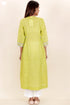 Mulmul Cotton Dress With Gota Patti Embroidery