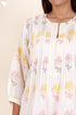 Mulmul Cotton Dress With Floral Block Print