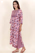 Cambric Cotton Kurta In Floral Block Print