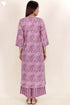 Cambric Cotton Kurta In Paisley Block Print