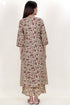 Cambric Cotton Kurta In Floral Block Print