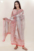 Cambric Cotton Kurta In Floral Block Print