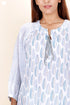 Mulmul Cotton Midi DressIn Graphic Block Print