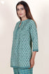 Cambric Cotton TopIn Floral Block Print