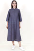 Cambric Cotton Dress In Block Print