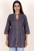 Cambric Cotton Top In Block Print