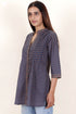 Cambric Cotton Top In Block Print