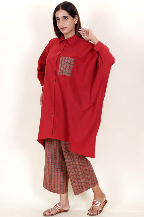 Khaadi Cotton Boxy Shirt