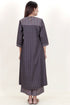 Cambric Cotton Dress In Block Print