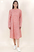 Cambric Cotton Dress In Block Print