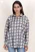 Cambric Cotton Shirt In Block Print