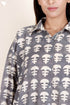 Cambric Cotton Shirt In Block Print
