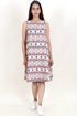 Khaadi Sleeveless Shift Dress In Block Print
