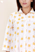 60s Cotton Co-Ord Set In Block Print