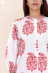 60s Cotton Co-Ord Set In Block Print