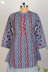 Khaadi Cotton Butler Shirt In Graphic Block Print