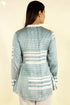 Satin Top in Graphic Block Print