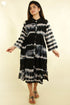 Cotton Tie Dye Button Down Dress