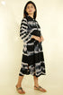 Cotton Tie Dye Button Down Dress