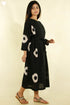 Cotton Tie Dye Voluminous Dress with Waist Tie
