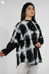 Cotton Tie Dye Voluminous Button Down Top