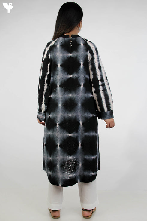 Cotton Tie Dye Voluminous Dress