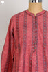 Khaadi Slub Cotton Top With Floral Block Print