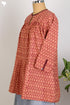 Khaadi Slub Cotton Top With Graphic Block Print