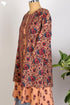 Khaadi Slub Cotton Layered Dress With Floral Block Print