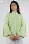 100% Khaadi Cotton Button Down Top With Multicoloured Piping