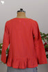 100% Khaadi Cotton Plain Top in Rose Pink