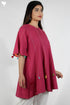 100% Khaadi Cotton Panelled Dress With Multicoloured Running Stitches
