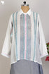 Modal Silk Voluminous Shirt With Graphic Block Print