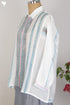 Modal Silk Voluminous Shirt With Graphic Block Print