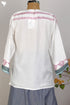 Modal Silk Layered Top With Floral Block Print
