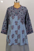 Khaadi Cotton Button Down Top With Floral Block Print