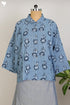 Khaadi Cotton Button Down Top With Floral Block Print