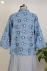 Khaadi Cotton Button Down Top With Floral Block Print
