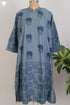 Cotton Voluminous Kurta With Floral Block Print